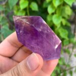 79g Beautiful Transparent Purple Amethyst Double Terminated Point