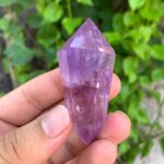 50g Beautiful Transparent Purple Amethyst Double Terminated Point