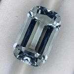 14 Ct’s 100% Natural Loupe Clean Emerald Cut Aquamarine