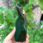 840g Best Quality Green Nephrite Jade