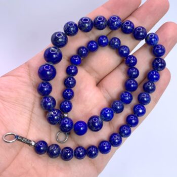 50g Beautiful Lapis Lazuli Necklace, Lapis Beads Strand, Lapis Round Beads Strand, Lapis Blue Beads Strand, Lapis Strand, Lapis Bead Strand
