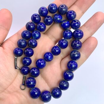 90g Beautiful Lapis Lazuli Necklace, Lapis Beads Strand, Lapis Round Beads Strand, Lapis Blue Beads Strand, Lapis Strand, Lapis Bead Strand