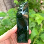 445g AAA Quality Green Nephrite Jade