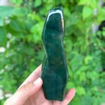 814g Top Quality Green Nephrite Jade