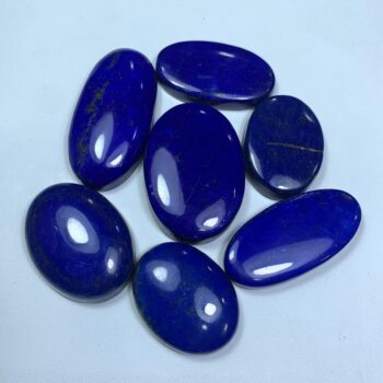 7 Pieces AAA Quality Lapis Lazuli Cabochons, Lapis Cabochons, Lapis Cabochon, Lapis Oval Cabochon, Blue Lapis Cabochon, Blue Lapis Lazuli