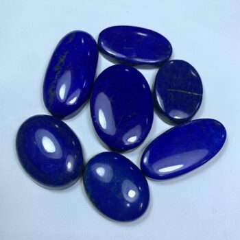 7 Pieces AAA Quality Lapis Lazuli Cabochons, Lapis Cabochons, Lapis Cabochon, Lapis Oval Cabochon, Blue Lapis Cabochon, Blue Lapis Lazuli