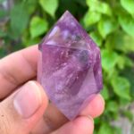 Beautiful Quality Transparent Purple Amethyst Double Terminated Point