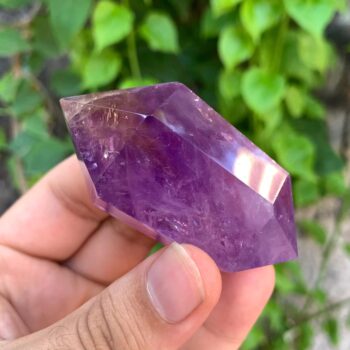 79g Beautiful Transparent Purple Amethyst Double Terminated Point, Amethyst Point, Double Terminated Amethyst Point, Amethyst Crystal