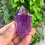 79g Beautiful Transparent Purple Amethyst Double Terminated Point