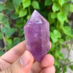 73g Beautiful Transparent Purple Amethyst Double Terminated Point
