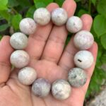 126g Beautiful Fluorescent Pink Beads Bracelet