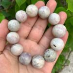 126g Beautiful Fluorescent Pink Beads Bracelet