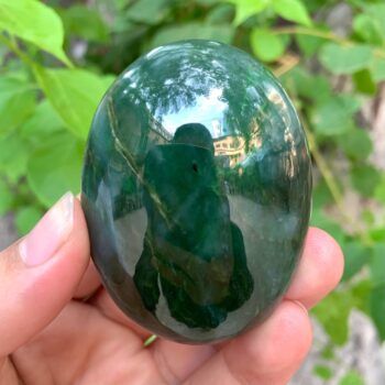 122g Top Quality Green Nephrite Jade Palm Stone, Nephrite Jade, Nephrite, Nephrite Jade Palm Stone, Jade Palms, Nephrite Palm Stone, Jade