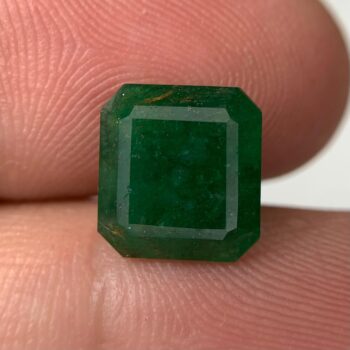 4 Ct's Green Emerald, Square Cut Emerald, Green Emerald, Emerald Gemstone, Emerald Loose Gemstone, Emerald Gemstones, Loose Green Emerald