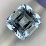 7.40 Ct’s 100% Natural Beautiful Cushion Cut Aquamarine