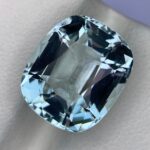 7.9 Ct’s 100% Natural Loupe Clean Cushion Cut Aquamarine
