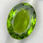 8.65 CT’s Mint Green Cushion Cut Peridot
