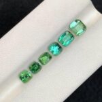 3.75 Ct’s Beautiful Natural Green Tourmaline Gemstones