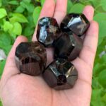 5 Pieces Lustrous Red Almandine Faceted Garnet