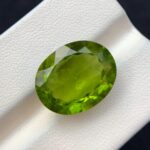 13.50 CT’s Green Cushion Cut Peridot