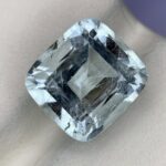 7.40 Ct’s 100% Natural Beautiful Cushion Cut Aquamarine