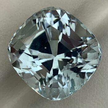 15.4 Ct's 100% Natural Loupe Clean Cushion Cut Aquamarine, Aquamarine, Loose Aquamarine Gemstone, Cut Aquamarine, Aquamarine Gemstone