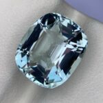 7.9 Ct’s 100% Natural Loupe Clean Cushion Cut Aquamarine