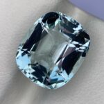 7.9 Ct's 100% Natural Loupe Clean Cushion Cut Aquamarine