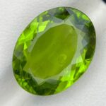 8.65 CT’s Mint Green Cushion Cut Peridot