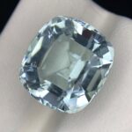 17.25 Ct’s 100% Natural Eye Clean Cushion Cut Aquamarine