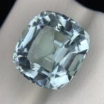 17.25 Ct's 100% Natural Eye Clean Cushion Cut Aquamarine
