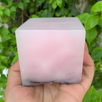 1377g Beautiful Fluorescent Pink Calcite Cubic