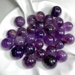 Beautiful Top Quality Transparent Purple Amethyst Spheres