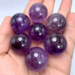 Best Quality Transparent Purple Amethyst Spheres