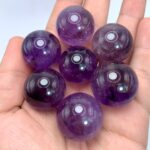 Best Quality Transparent Purple Amethyst Spheres