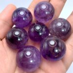 Best Quality Transparent Purple Amethyst Spheres