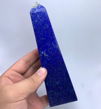 718g Beautiful Lapis Lazuli Tower, Lapis Tower, Lapis Lazuli Tower, Lapis Point, Lapis Lazuli Obelisk, Blue Lapis Tower, Lapis Lazuli Towers