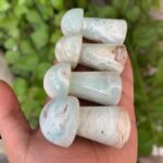 4 Pcs Beautiful Caribbean Calcite Mushrooms