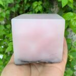 1377g Beautiful Fluorescent Pink Calcite Cubic