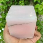 1377g Beautiful Fluorescent Pink Calcite Cubic
