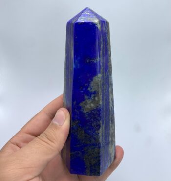575g Beautiful Lapis Lazuli Tower, Lapis Tower, Lapis Lazuli Tower, Lapis Point, Lapis Lazuli Point, Blue Lapis Tower, Lapis Lazuli Towers