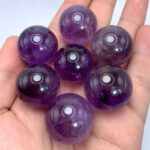 Best Quality Transparent Purple Amethyst Spheres