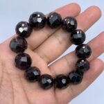 Lustrous Red Almandine Garnet Beads Bracelet