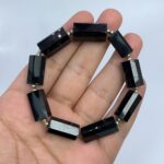 Lustrous Black Tourmaline Beads Bracelet