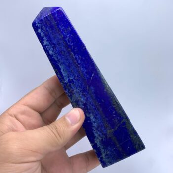 605g Beautiful Lapis Lazuli Tower, Lapis Tower, Lapis Lazuli Tower, Lapis Point, Lapis Lazuli Obelisk, Blue Lapis Tower, Lapis Lazuli Towers