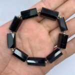 Lustrous Black Tourmaline Beads Bracelet