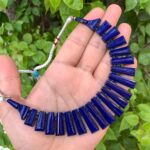 AAA Quality Lapis Lazuli Necklace With Earrings