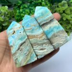 Beautiful Blue Aragonite Calcite Tower, Blue Aragonite Tower, Aragonite Calcite Tower, Aragonite Calcite Obelisk, Aragonite Tower, Calcite