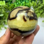 385g Beautiful Septarian Sphere