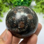 325g Beautiful Astrophyllite Garnet Sphere